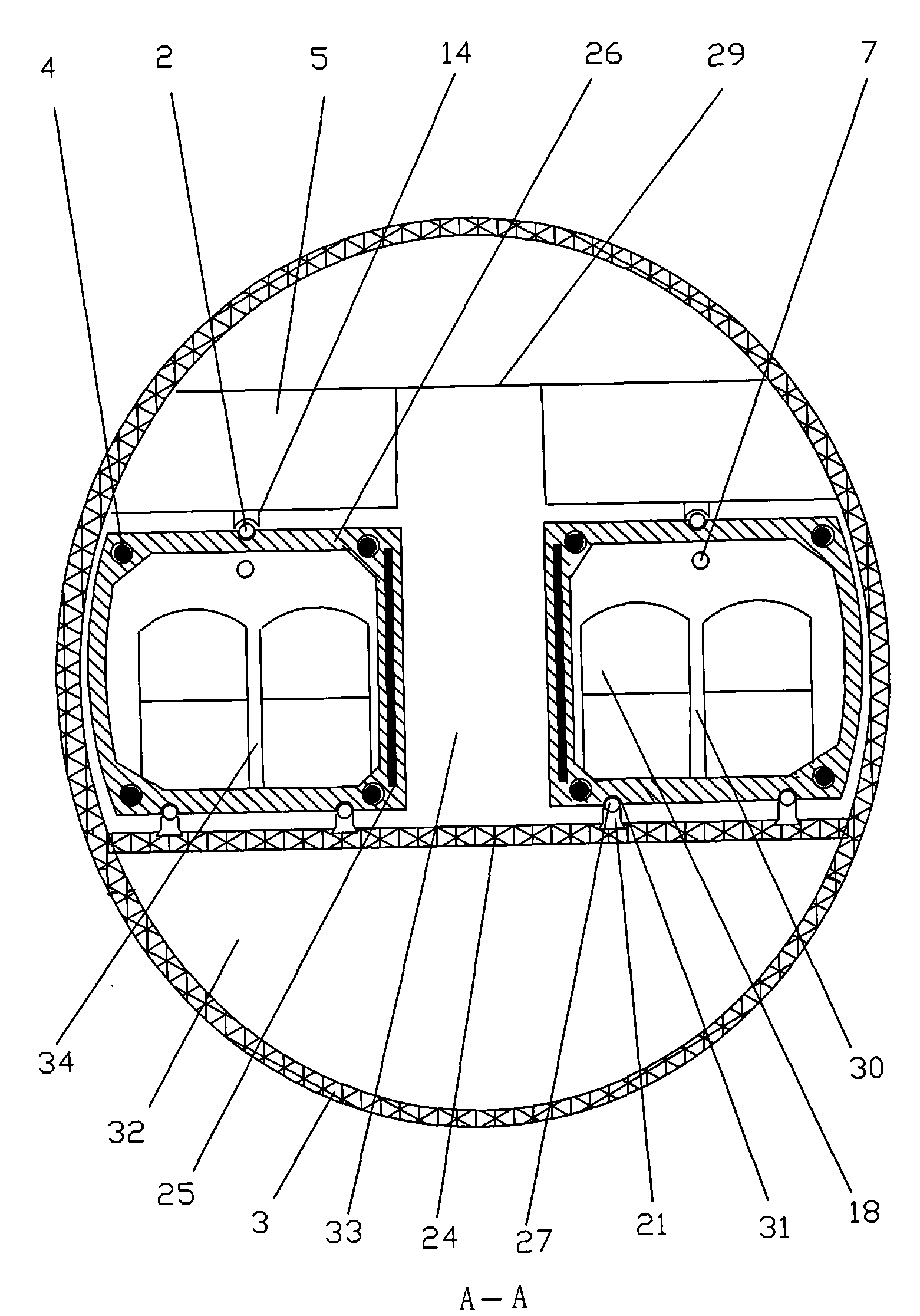 Anti-hijacking method of regional aircraft