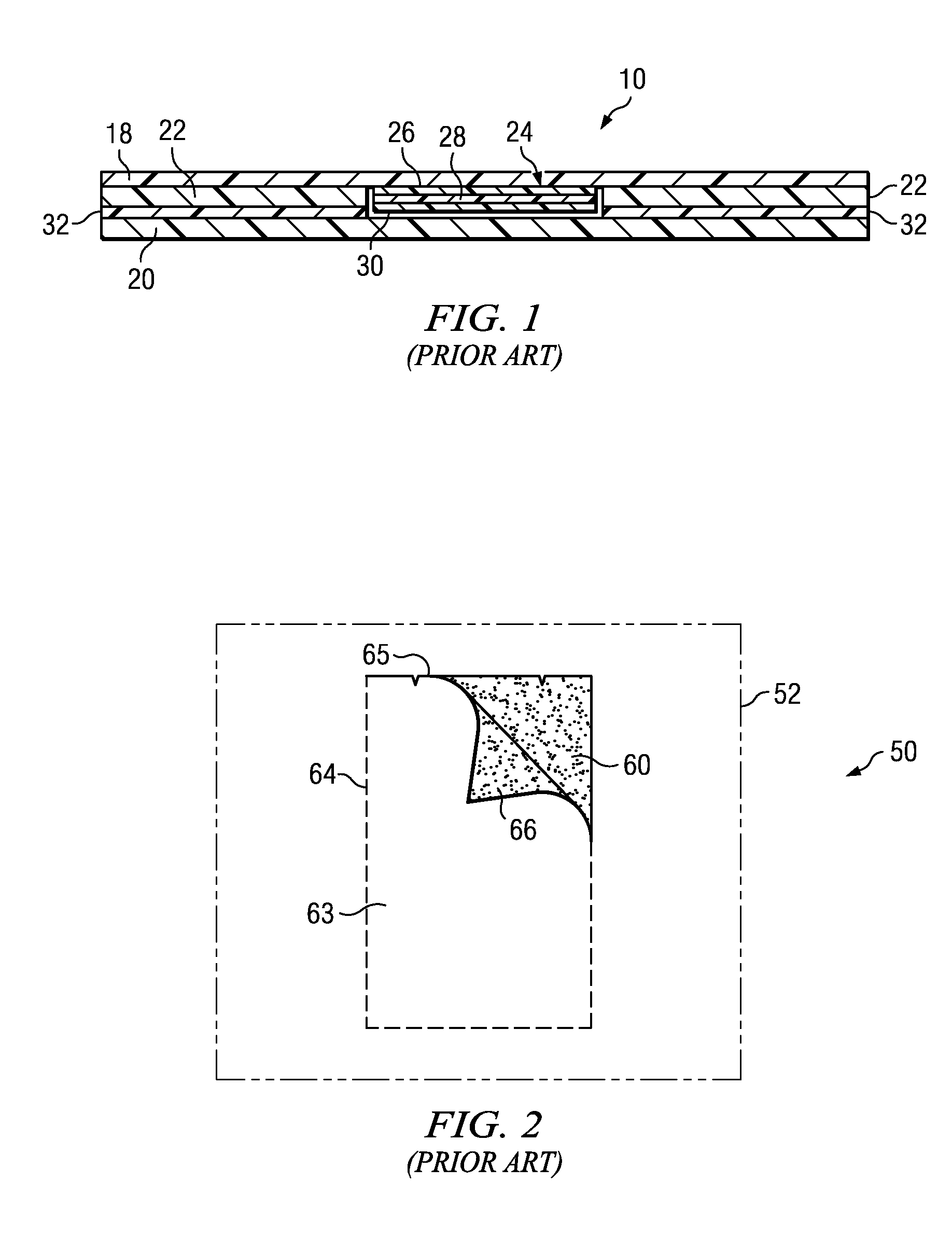 Multi-layer flexible package with removable section