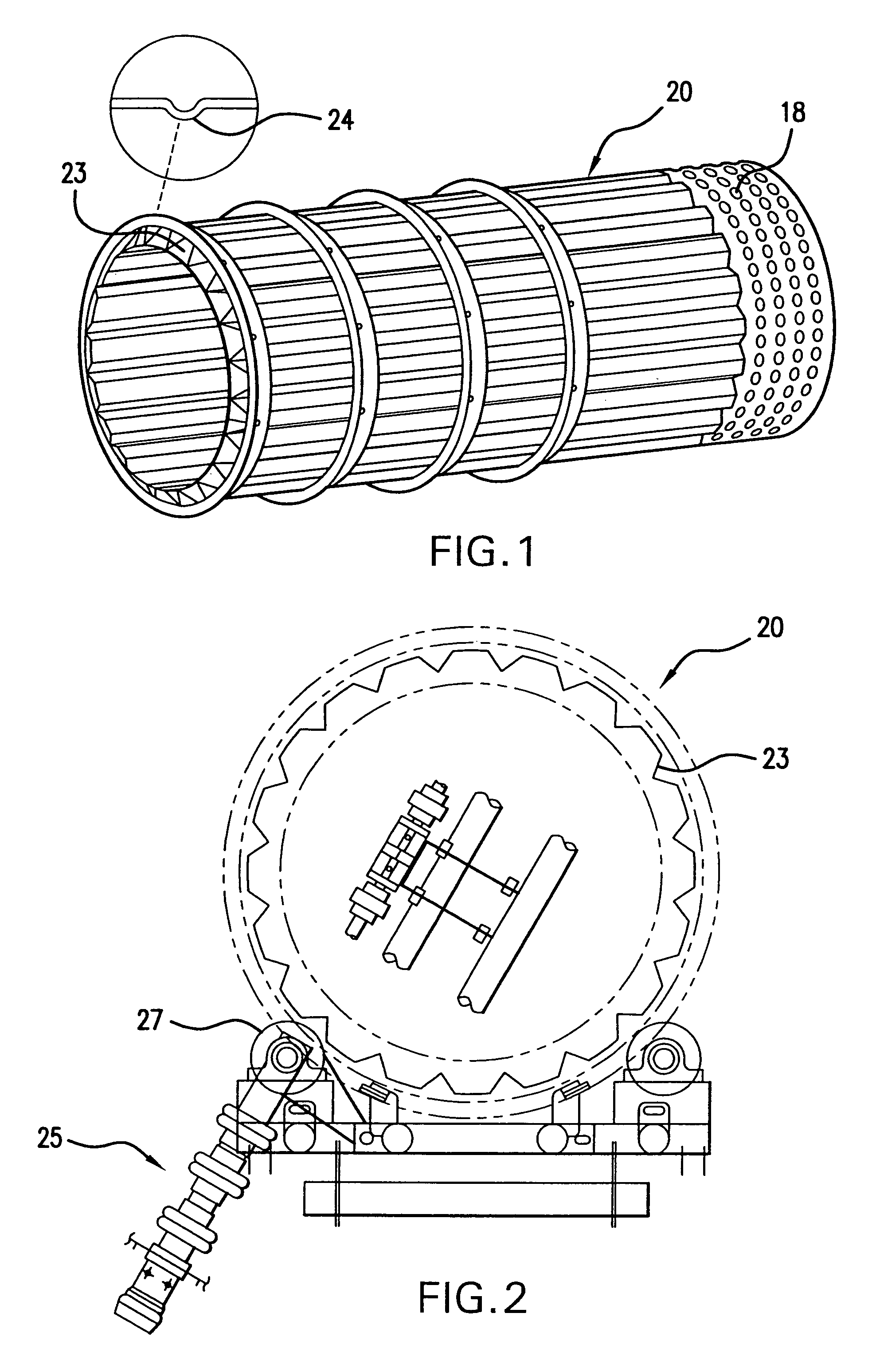 Drum breader and coating redistribution system