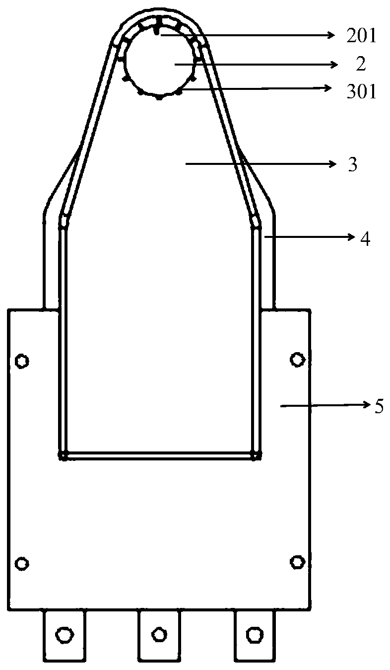 Installation device of ion source