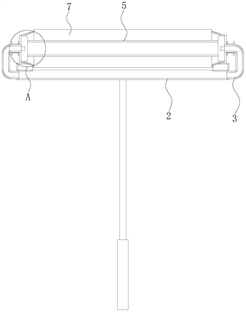 Roller brush for building decoration