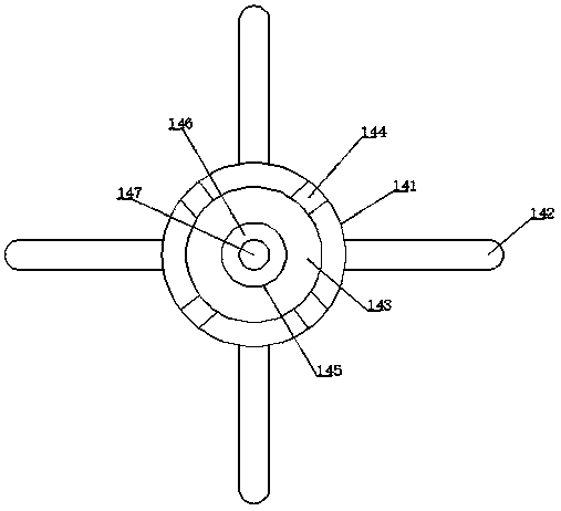 Solid-liquid separation device for primary sewage treatment