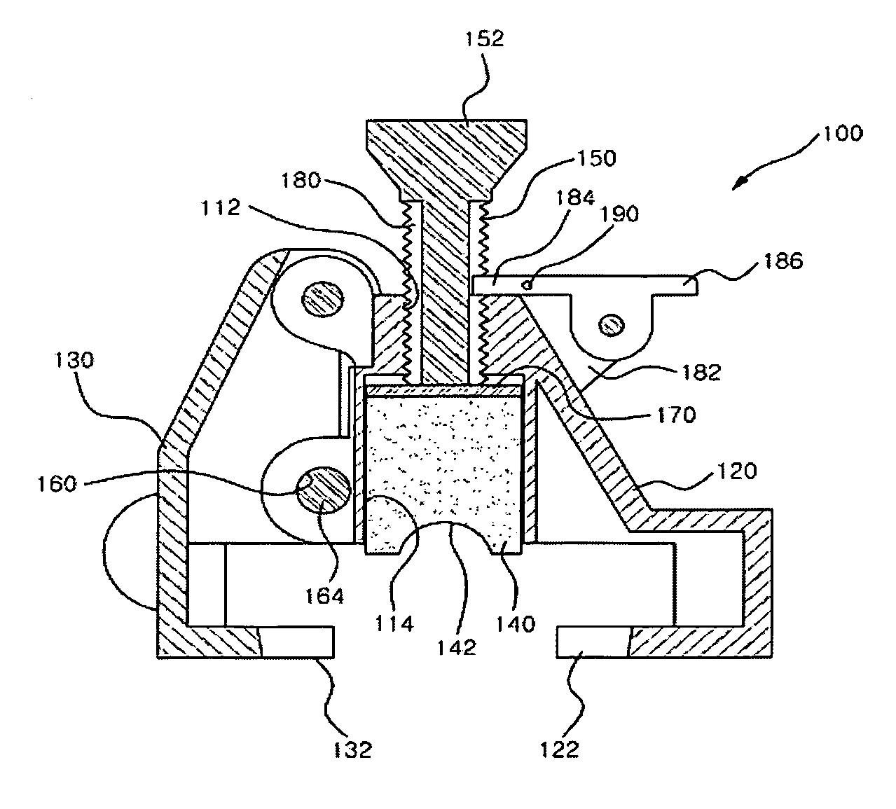 Electric power cable fixing apparatus for an insulator