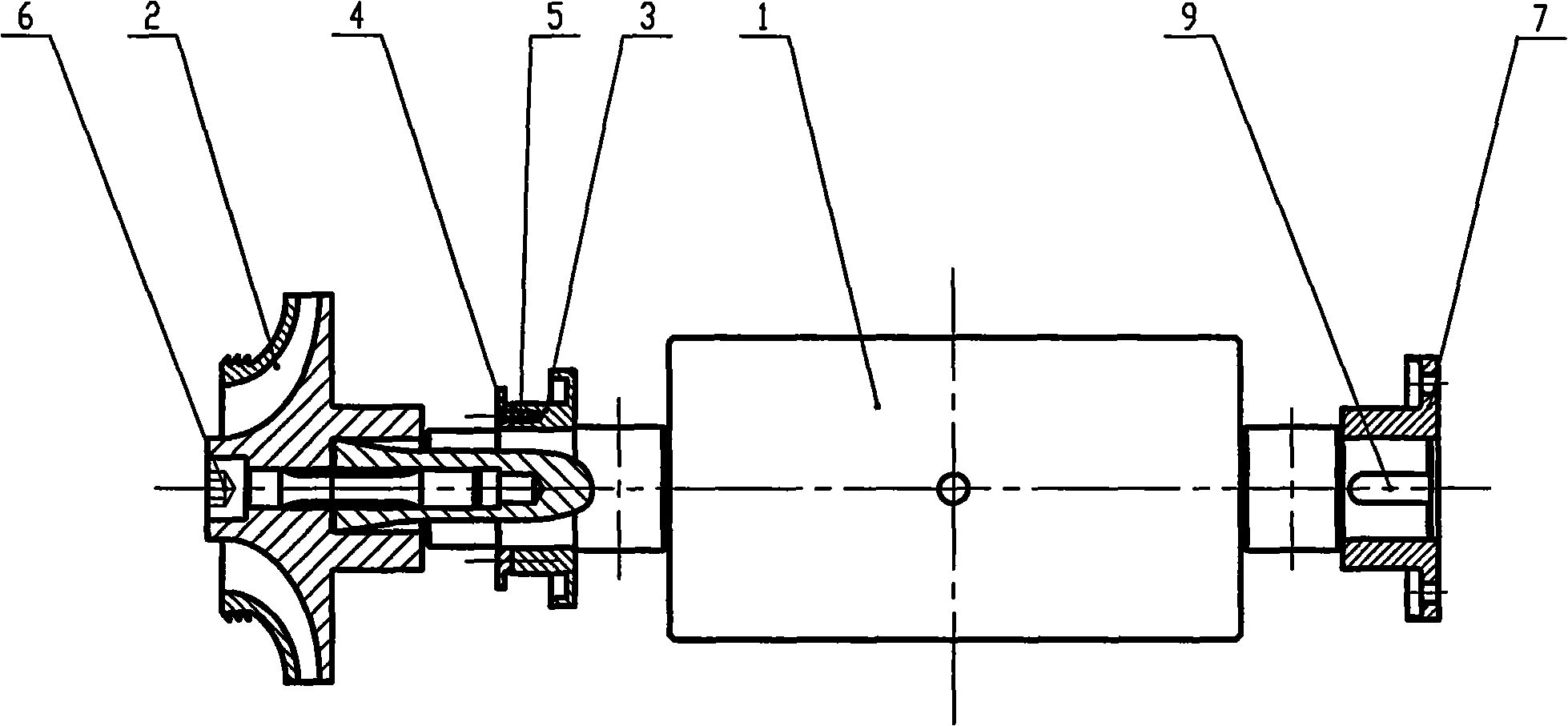 Expansion machine rotor for highly pressurized liquid throttling