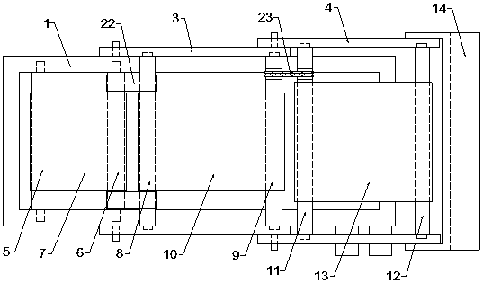 A power-assisted loading and unloading device for heavy and fragile express mail