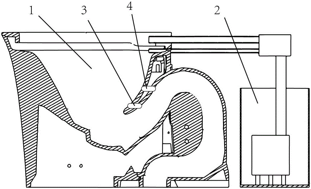 Toilet flushing and water supplementing method