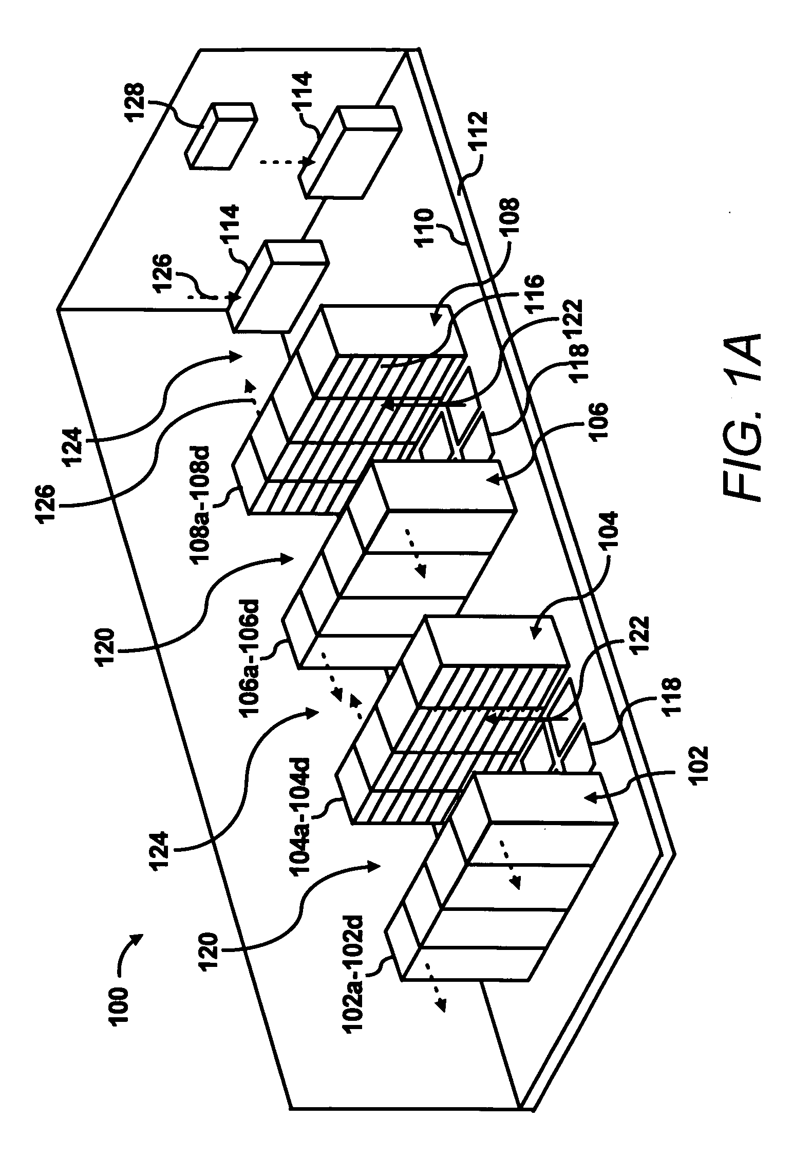 Control of vent tiles correlated with a rack