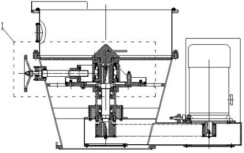 Air bag sealing type side spraying pelleting structure