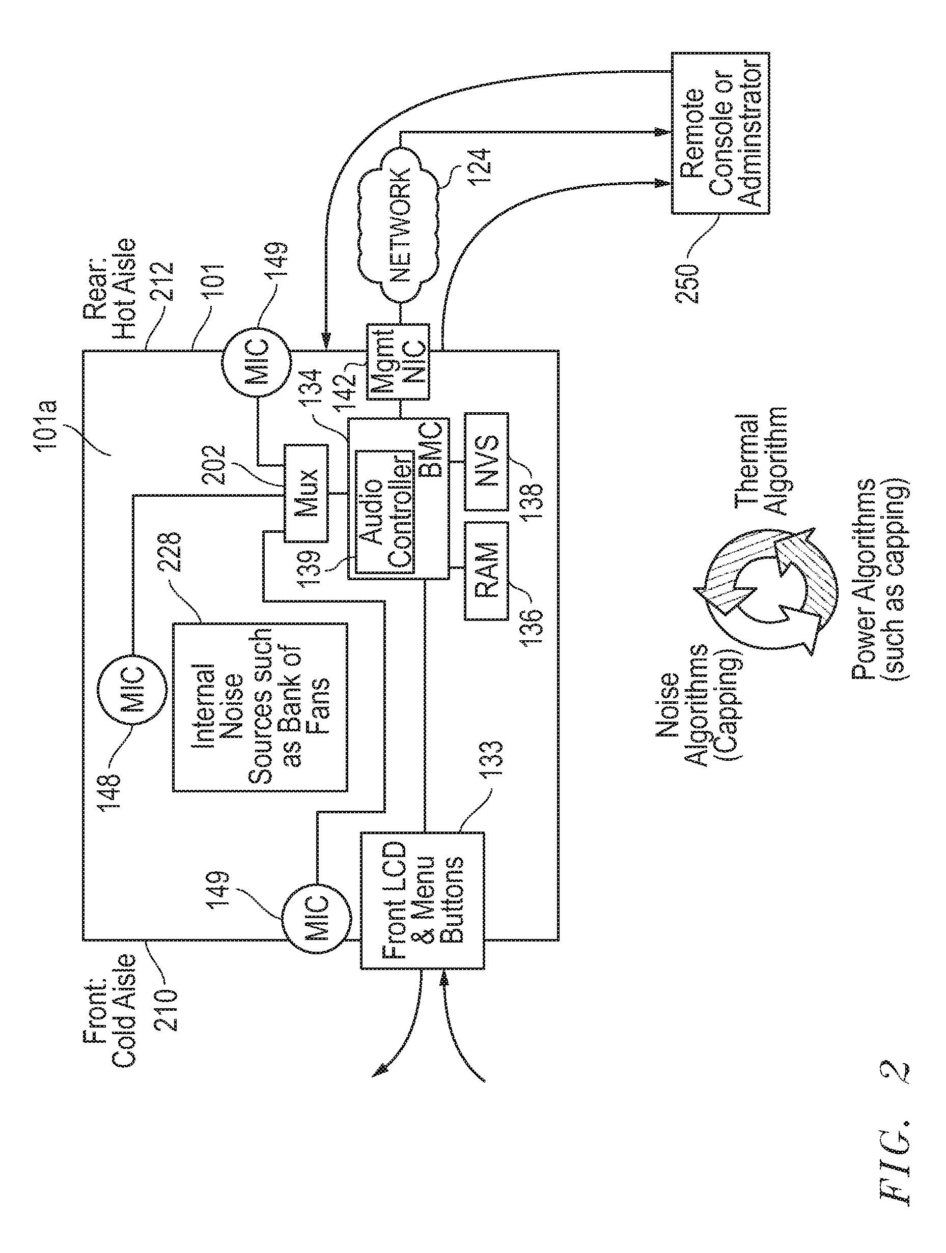 Systems and methods for local and remote recording, monitoring, control and/or analysis of sounds generated in information handling system environments