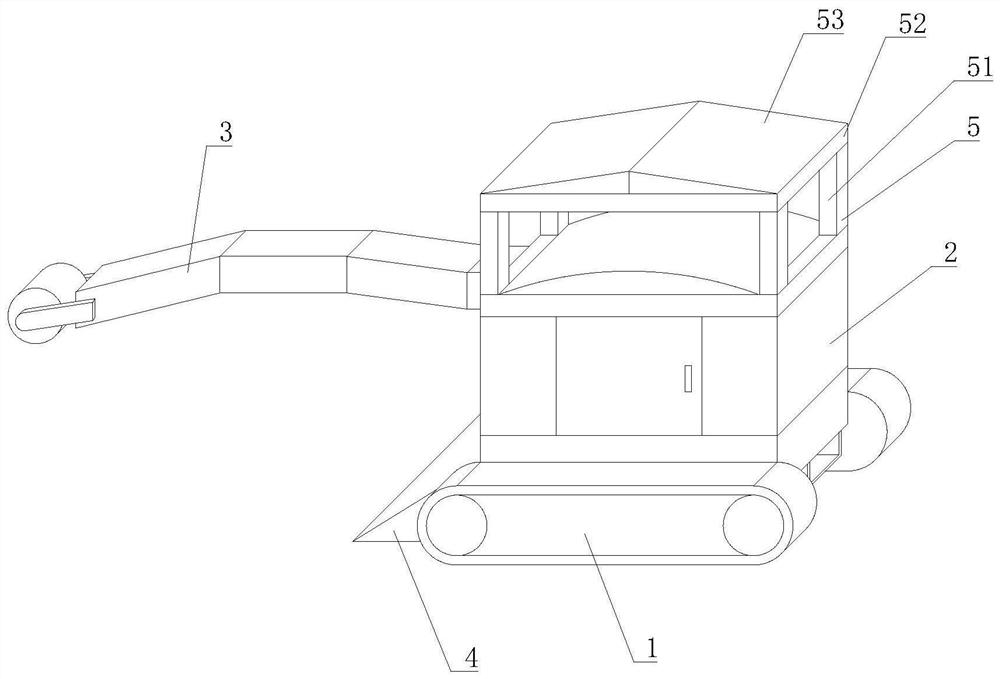 Roadway repairing machine for coal mine