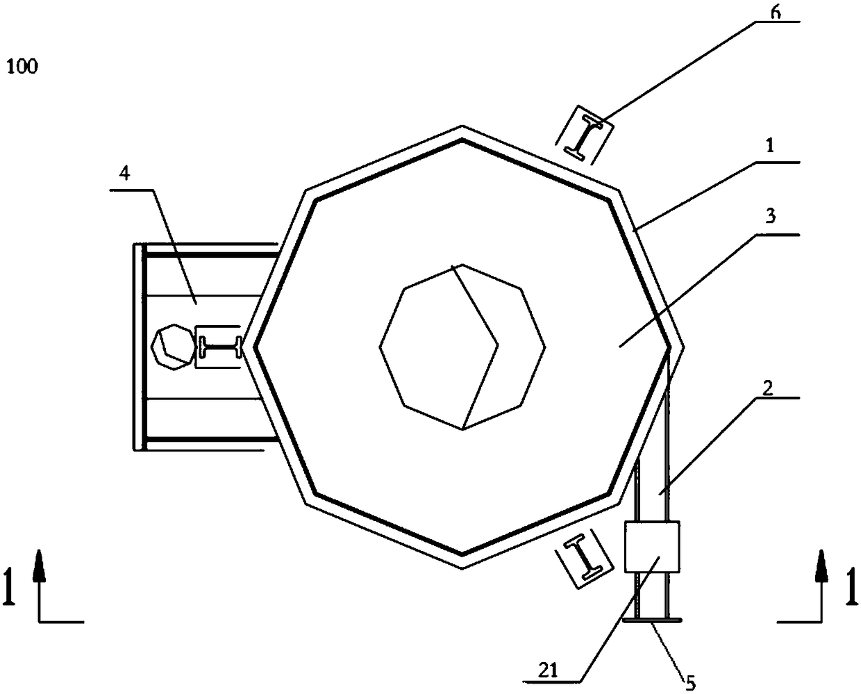 Flotation concentrate pulp delivery pump tank assembly