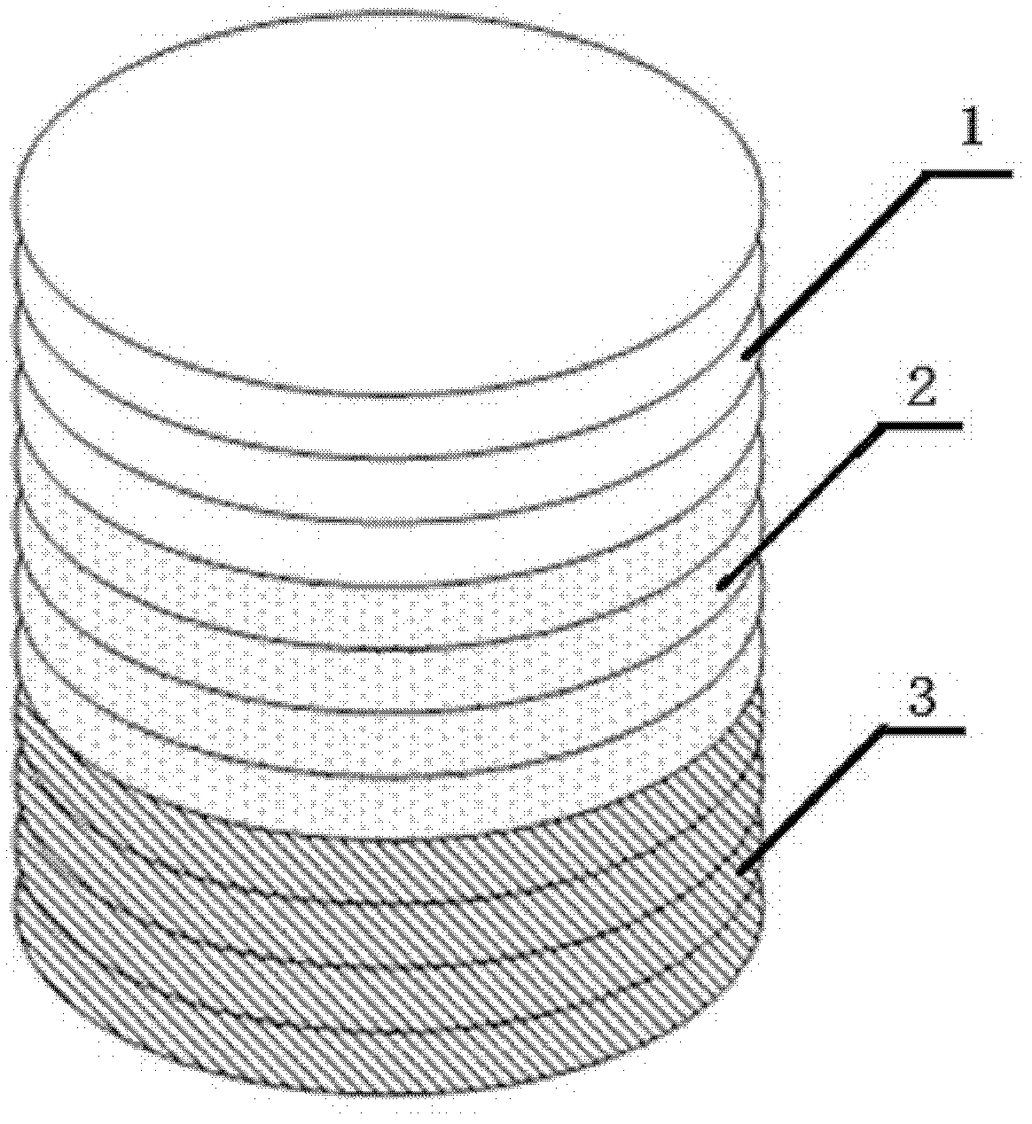 Gradient active scaffold material for osteochondral repair and its preparation method and application