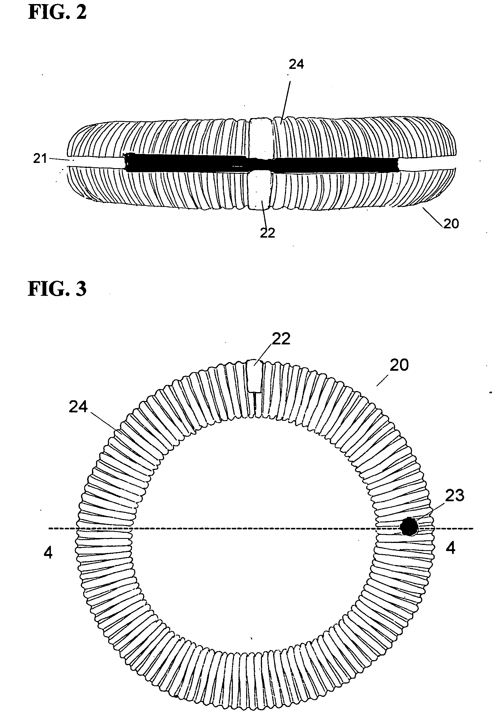 Flexible toroidal reel