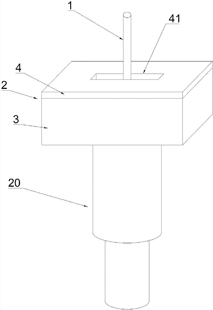 Safe adjustable concealed antenna