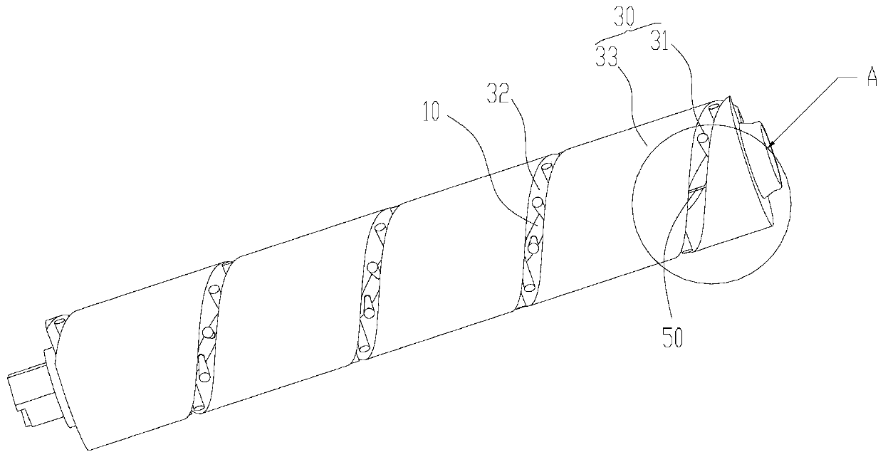 Dust collector, floor brush device and rolling brush