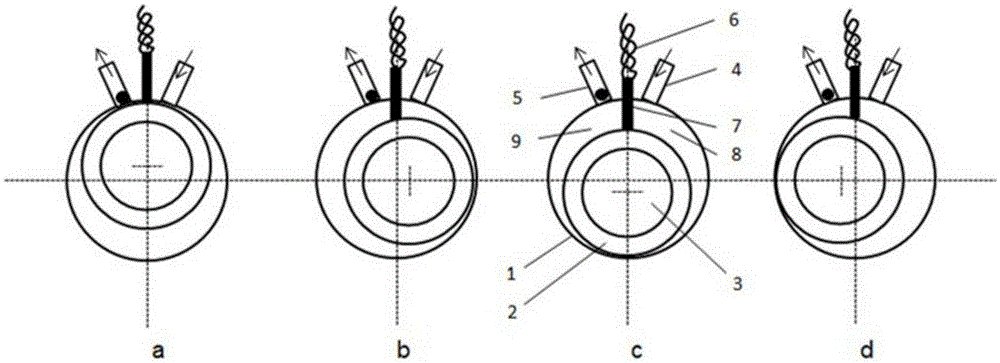 A Three-cylinder Rolling Rotor Compressor