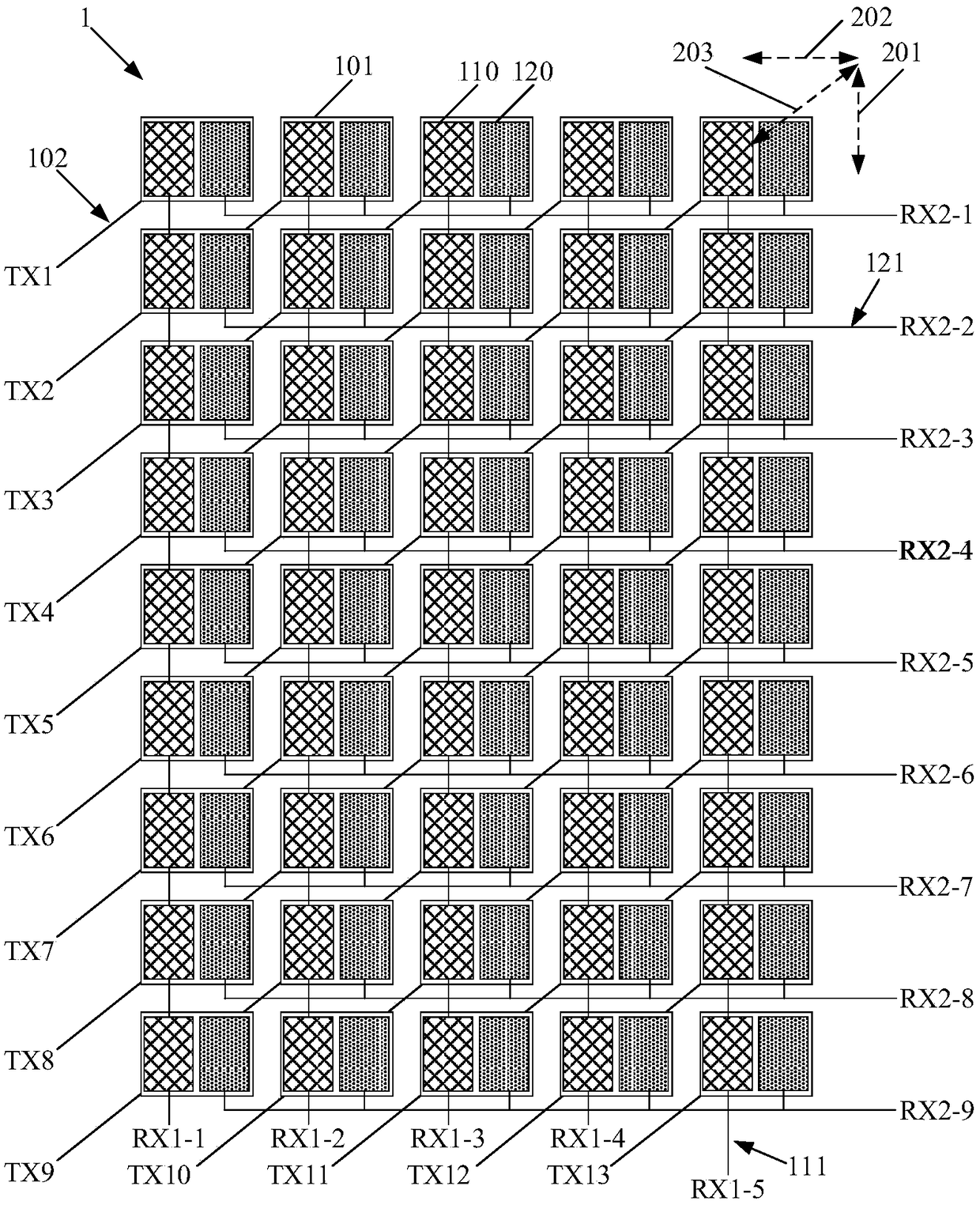 Touch control substrate and driving method thereof, and touch control display device