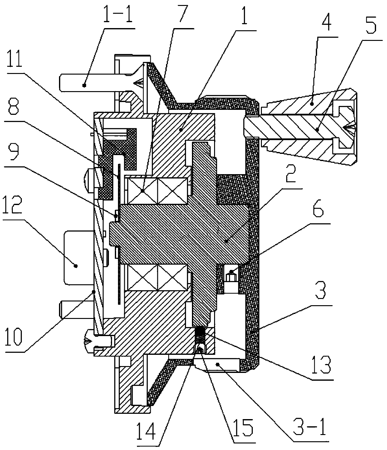 Method for prolonging mechanical service life of manual pulse generator