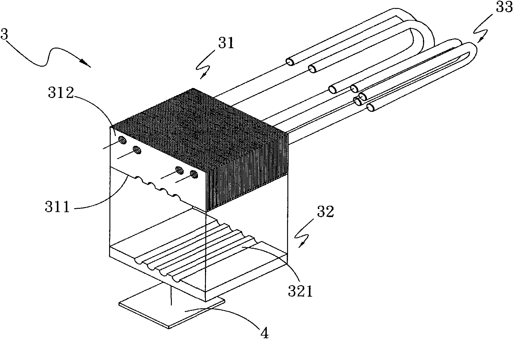 Heat radiation apparatus and manufacture method thereof