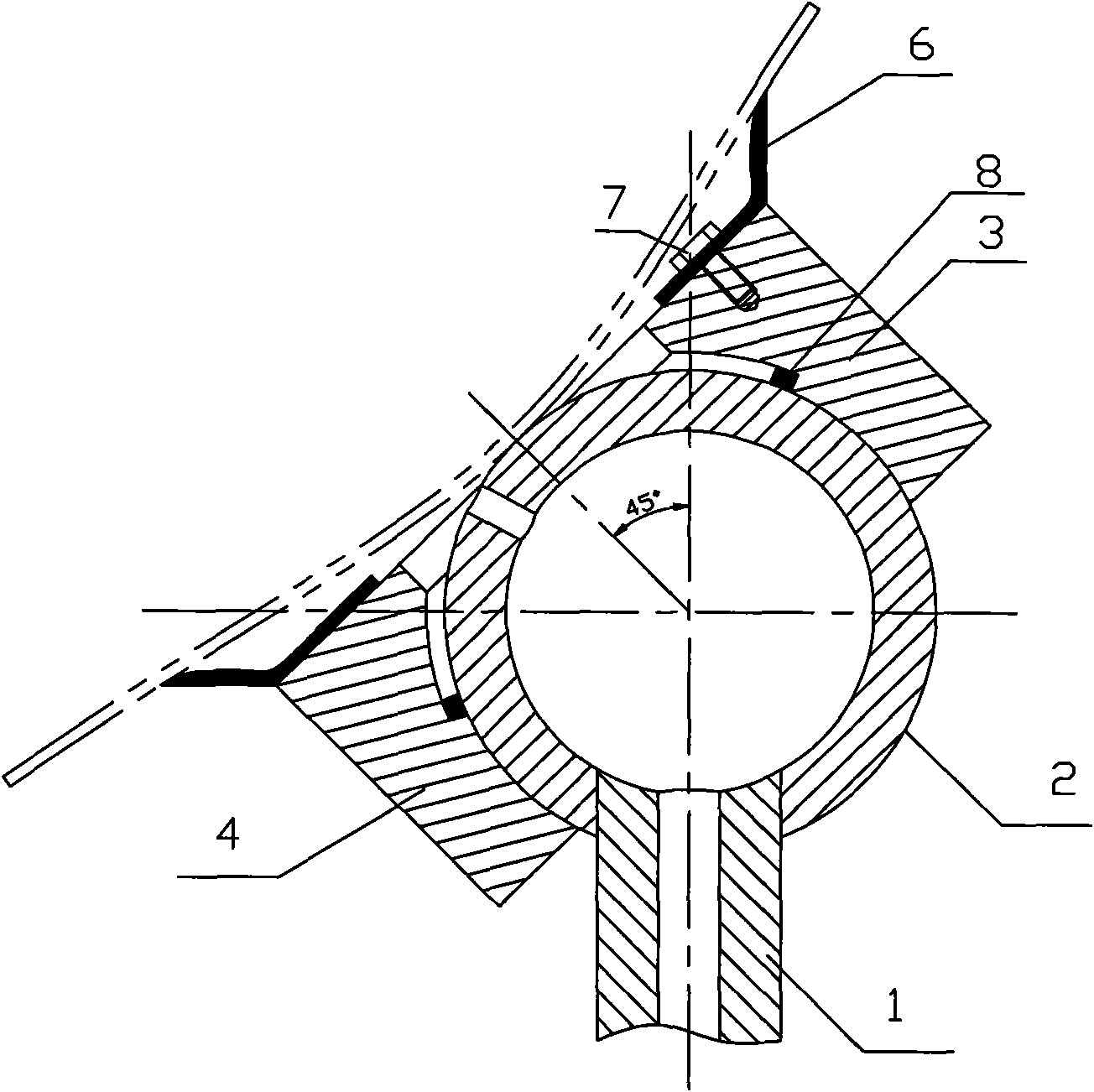 Large turning angle positioning vacuum chuck