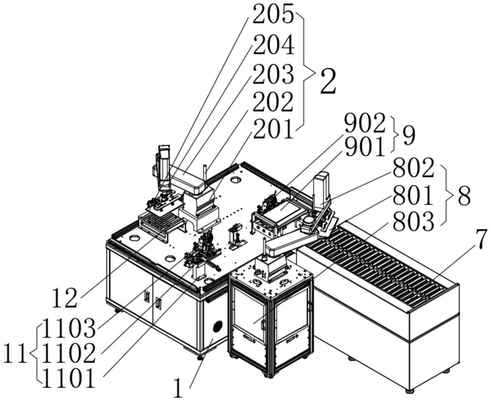 PCBA automatic test fixture