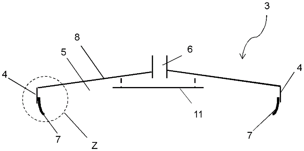 Overpressure-assisted gravity bending method device suitable therefor