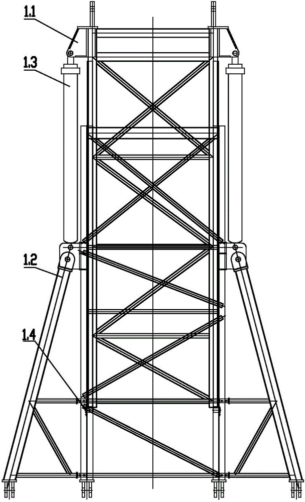 Rotation type hydraulic ship unloader