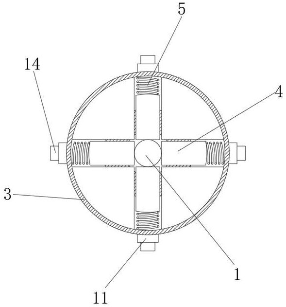 Supporting underframe of soil collecting component