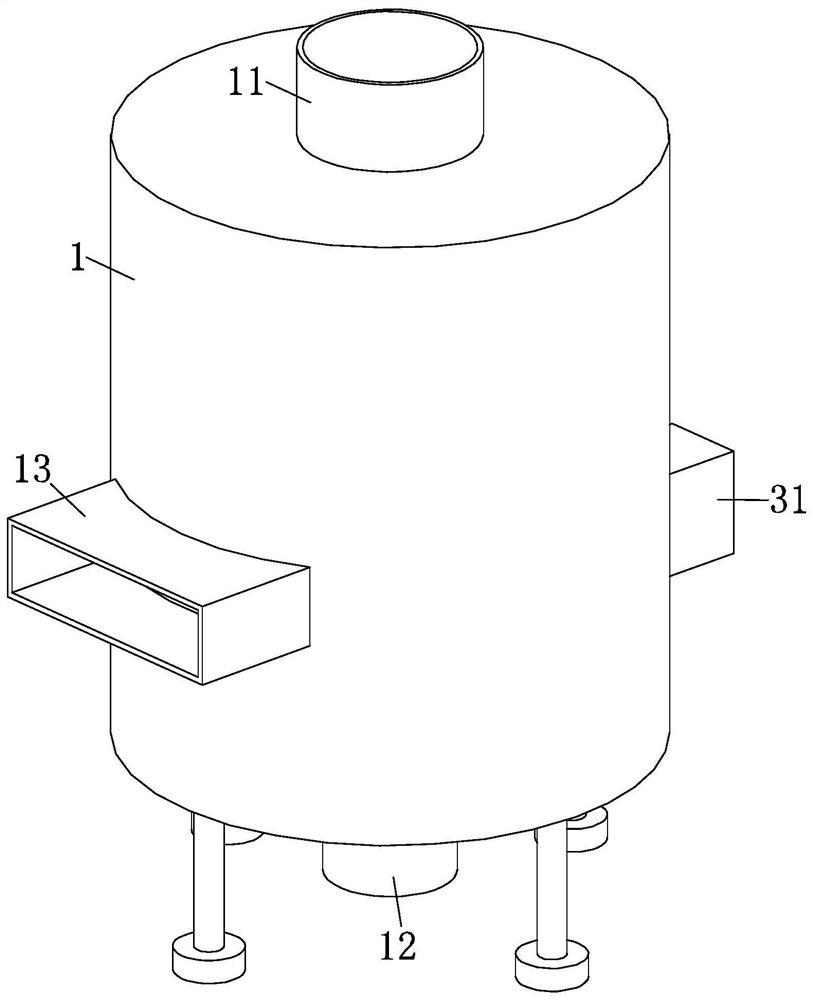 Waste building material recycling machine