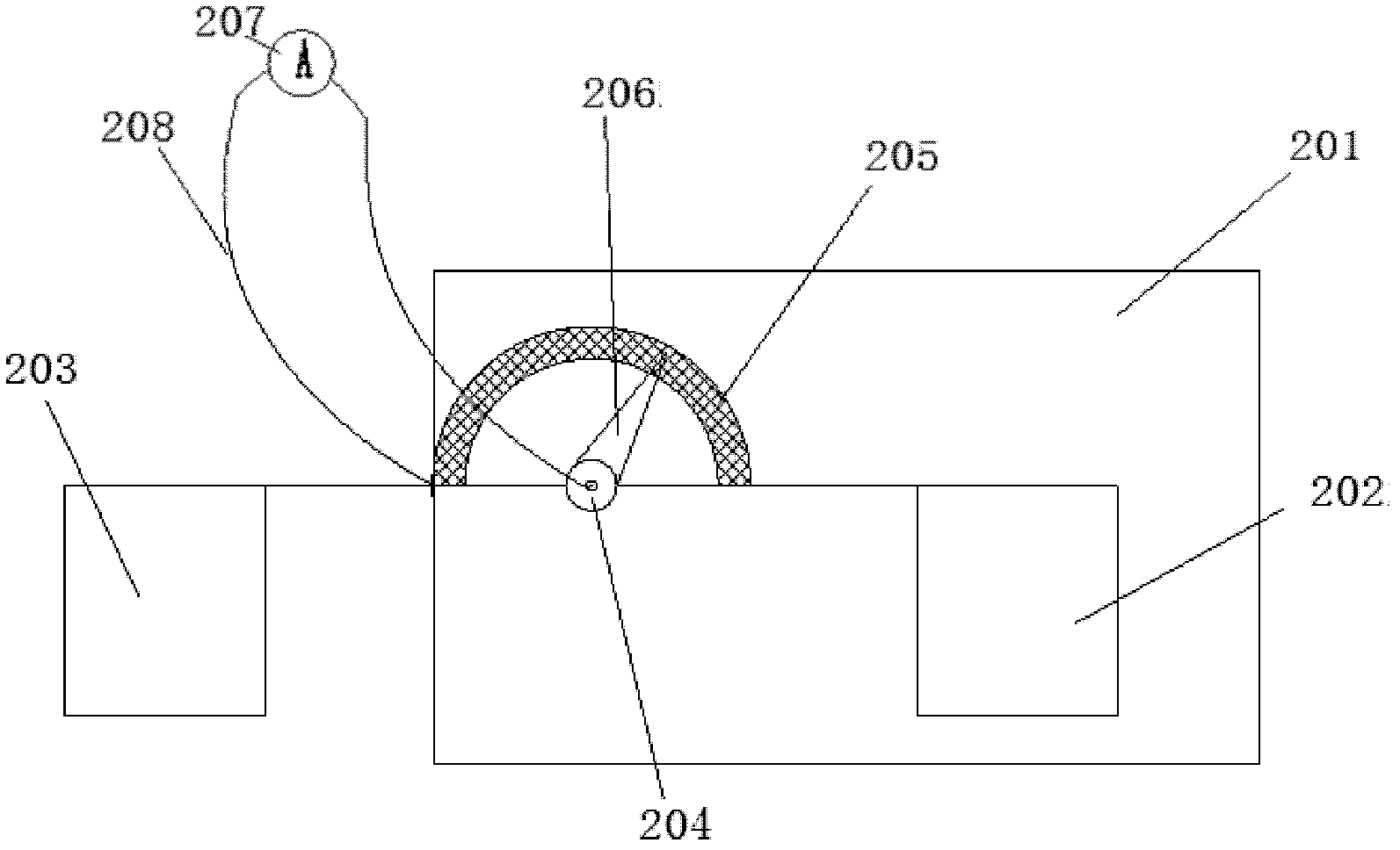 Real-time monitoring device for soil erosion of ravine