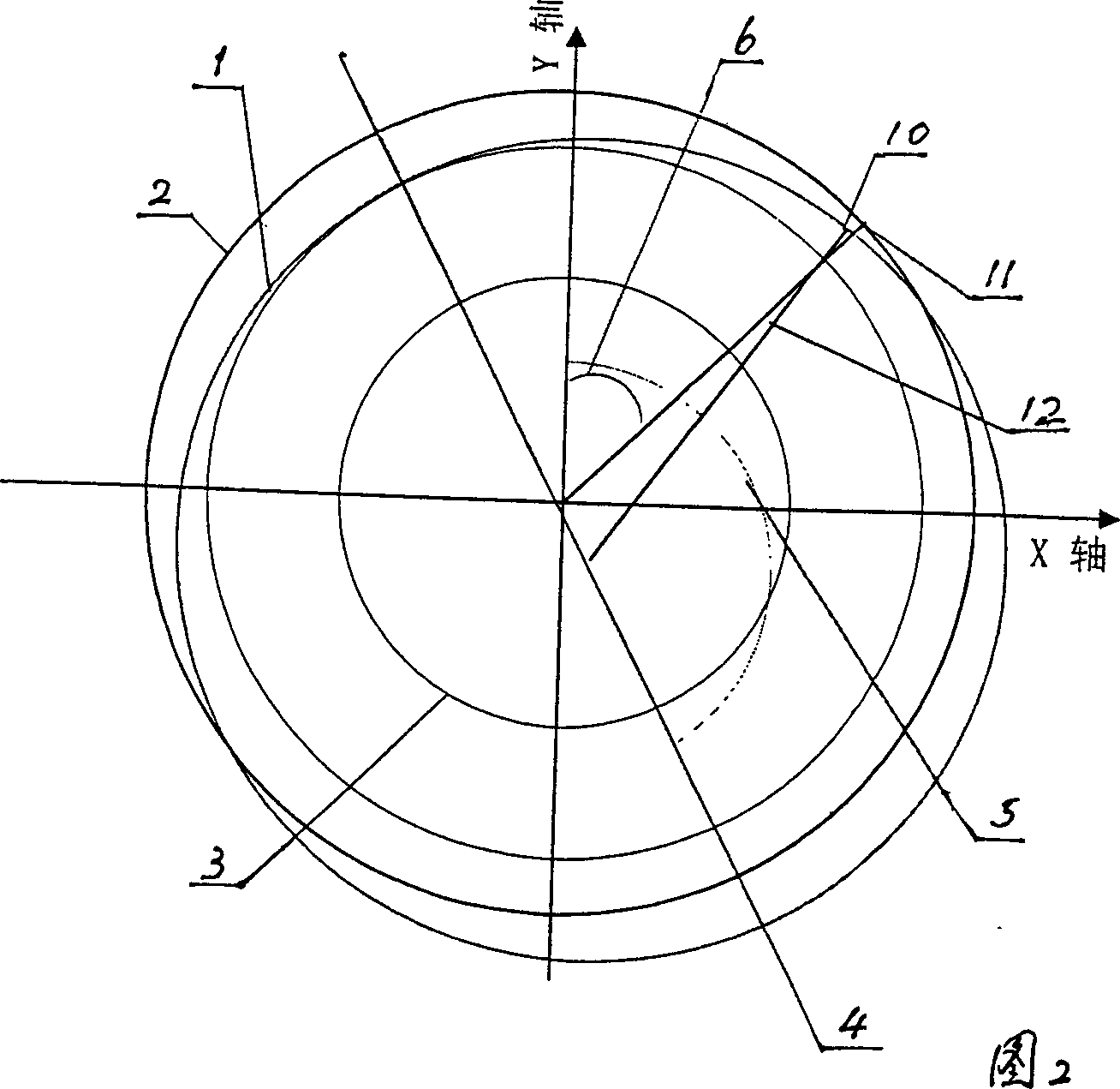 Method for identifying image space resolution of CT unit by CT unit bearing gap