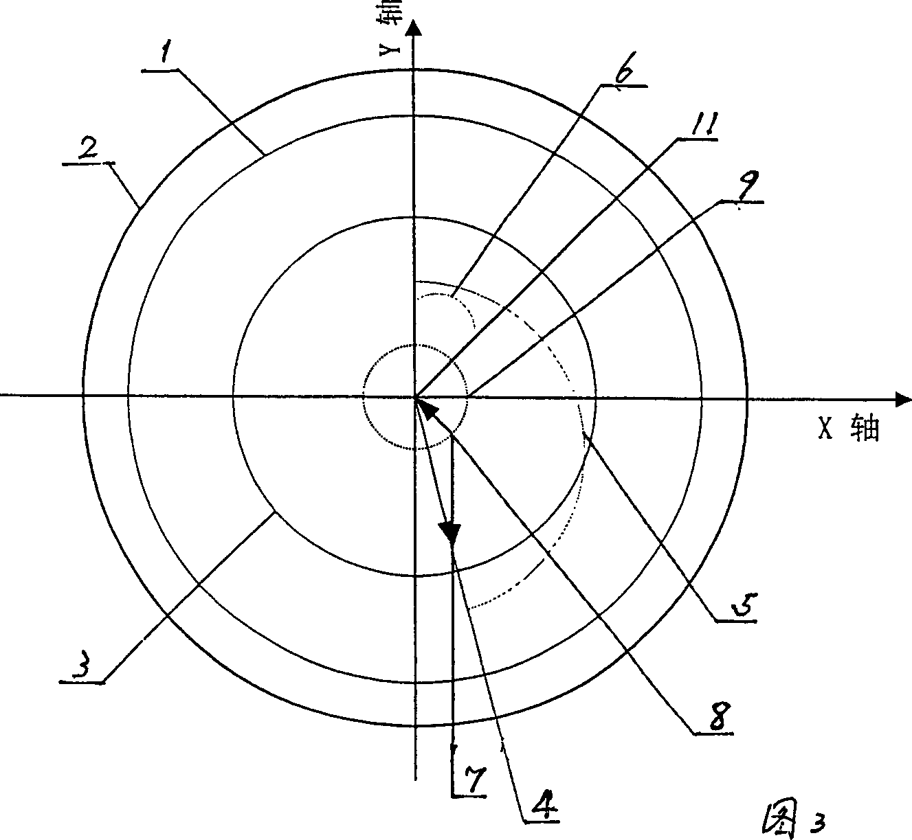 Method for identifying image space resolution of CT unit by CT unit bearing gap