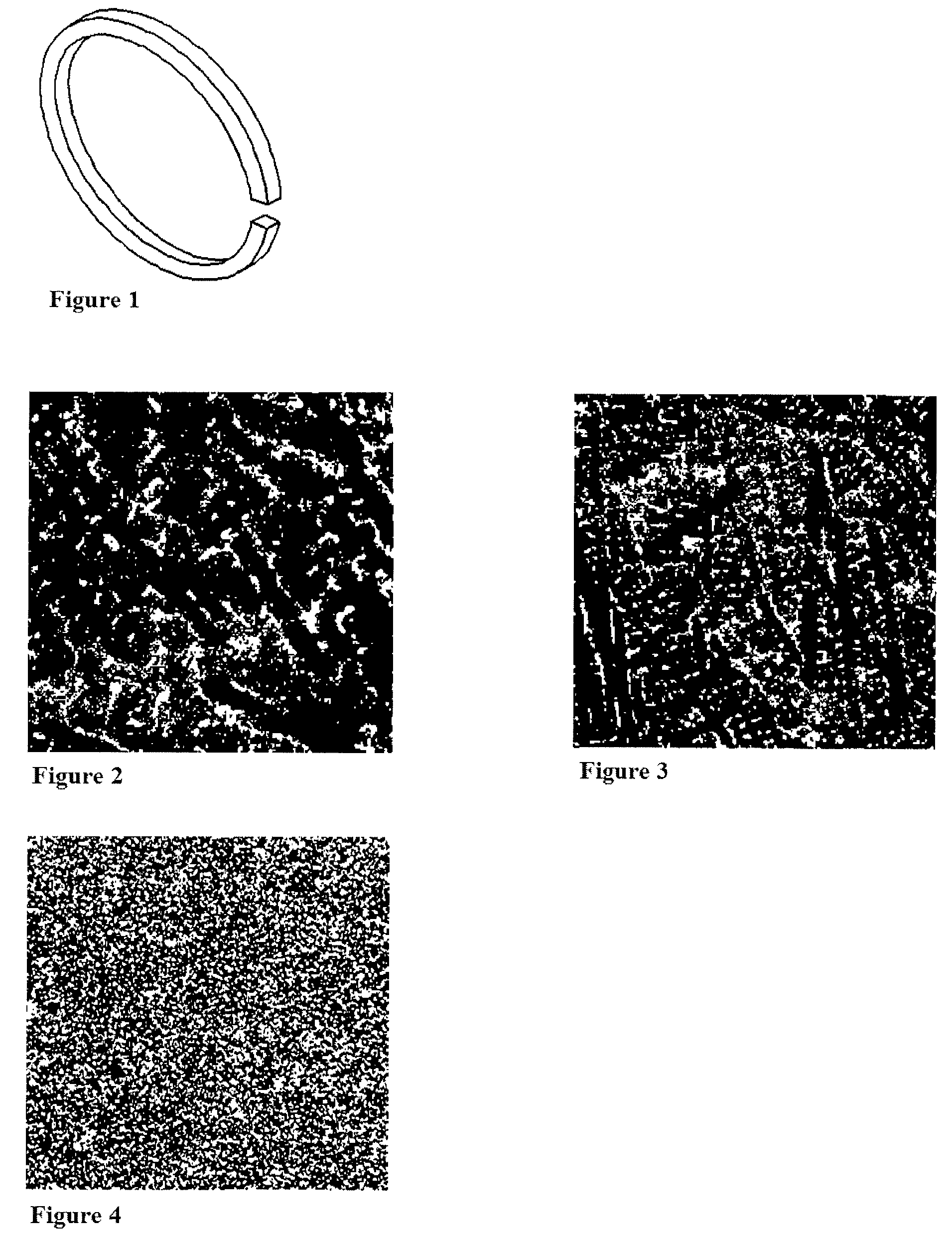 Nitratable steel piston rings and steel cylindrical sleeves, and casting method for the production thereof