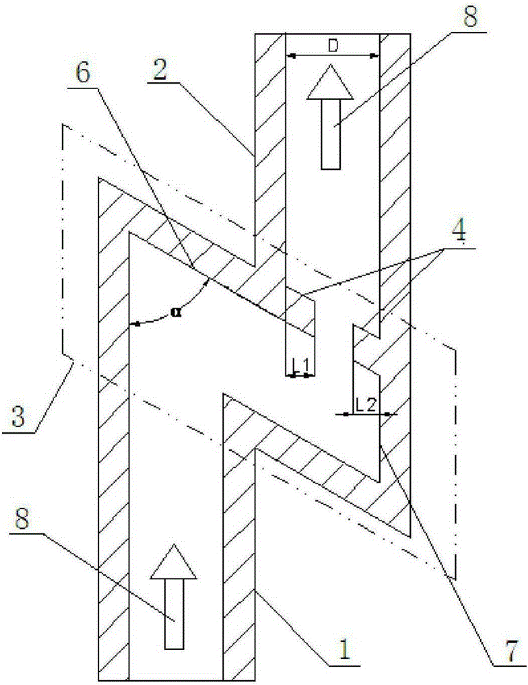 Dry quenching primary dust collector structure and dedusting method thereof