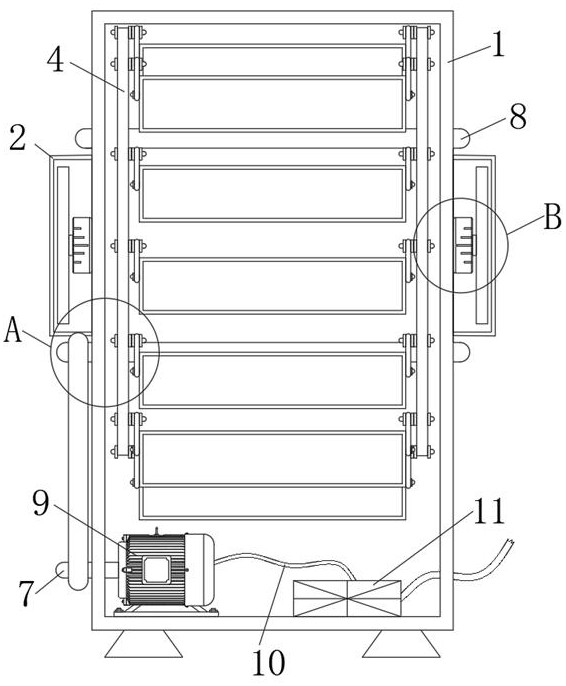 Book storage rack based on intelligent library