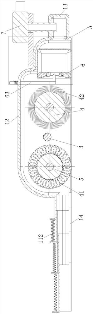 A swimming pool bottom sediment removal device