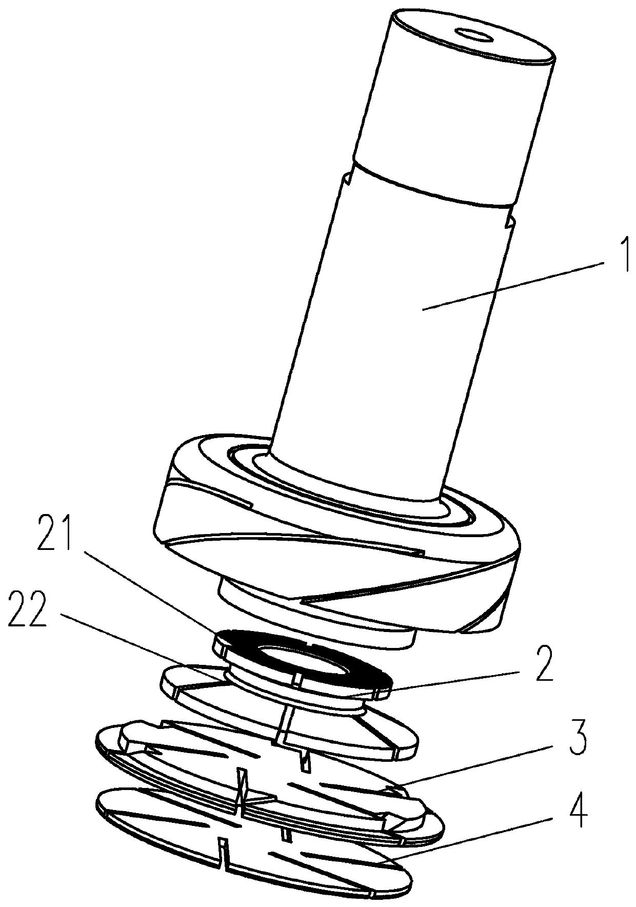 Contact, vacuum arc-extinguishing chamber and vacuum circuit breaker