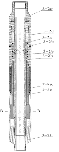 Drill string equipped with downhole blowout preventer and working method thereof