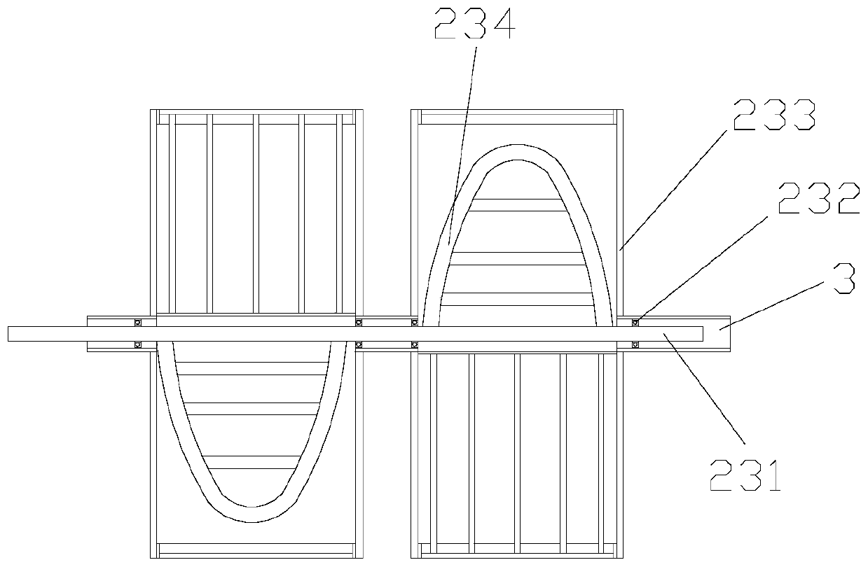 Two-way stirring equipment for chemical processing raw materials