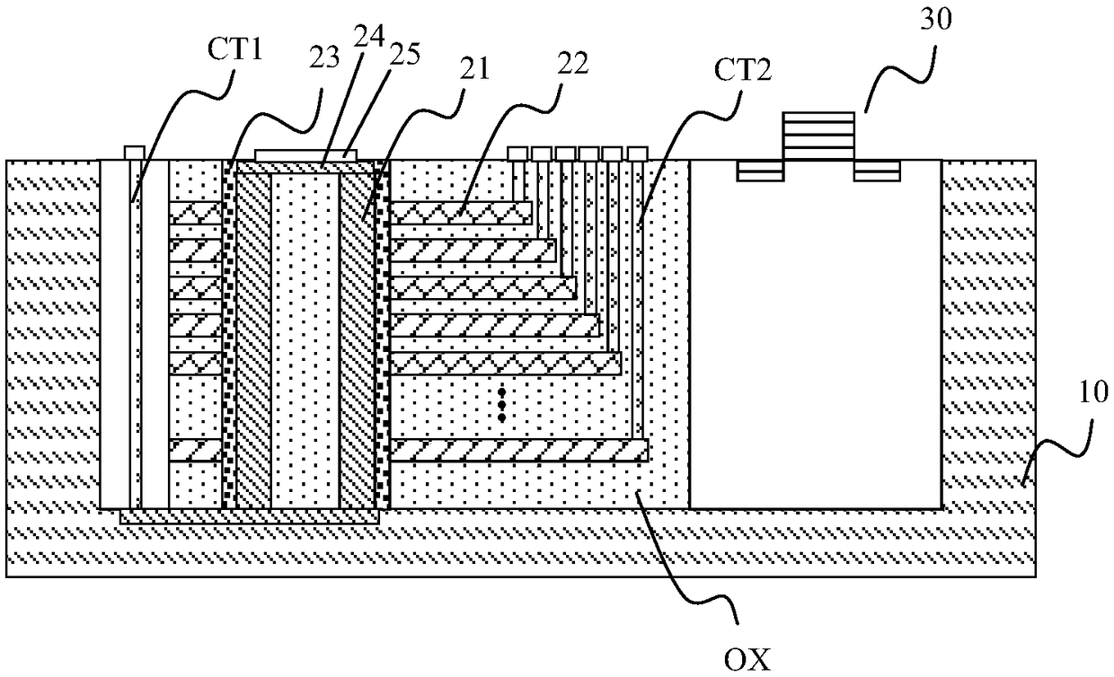 Three-dimensional storage structure