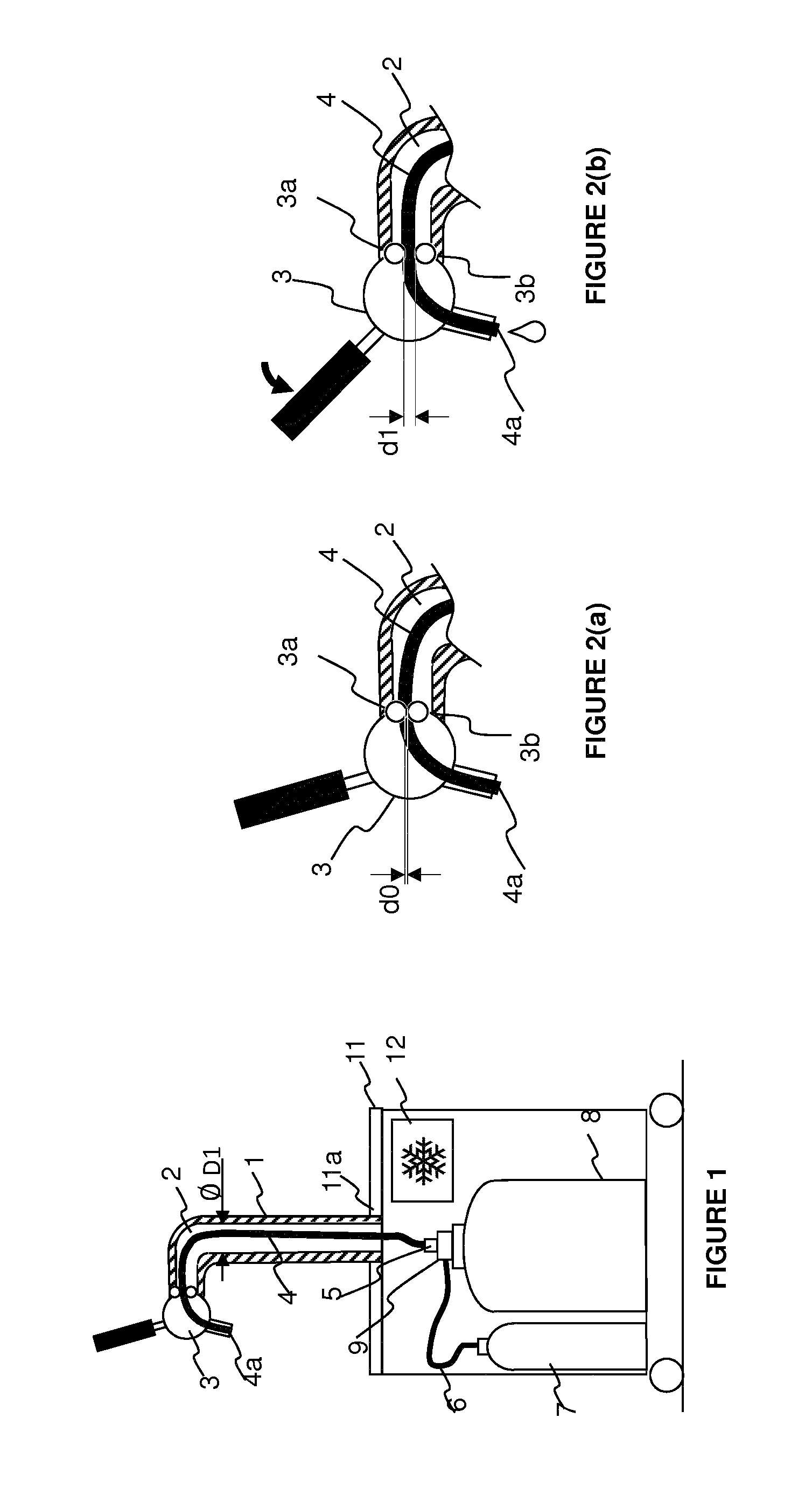 Beverage dispensing unit with openable pinch valve