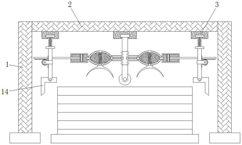 Rapid and efficient bamboo hot-pressing propelling device