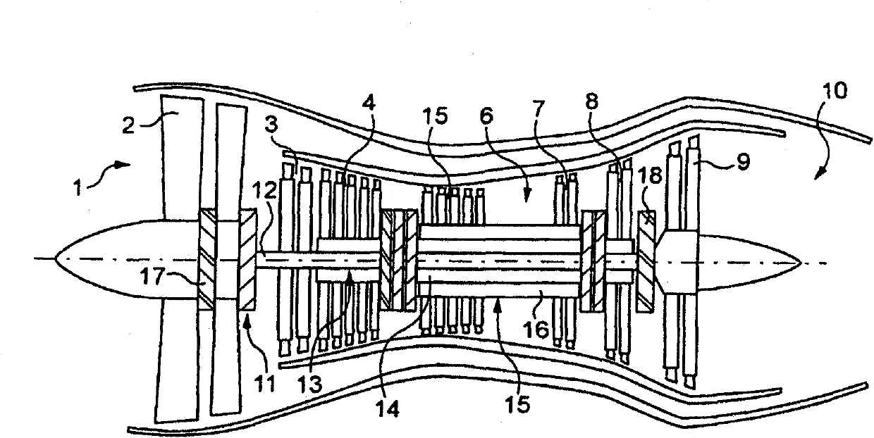 Method for predicting the dynamic behaviour of an aircraft structure