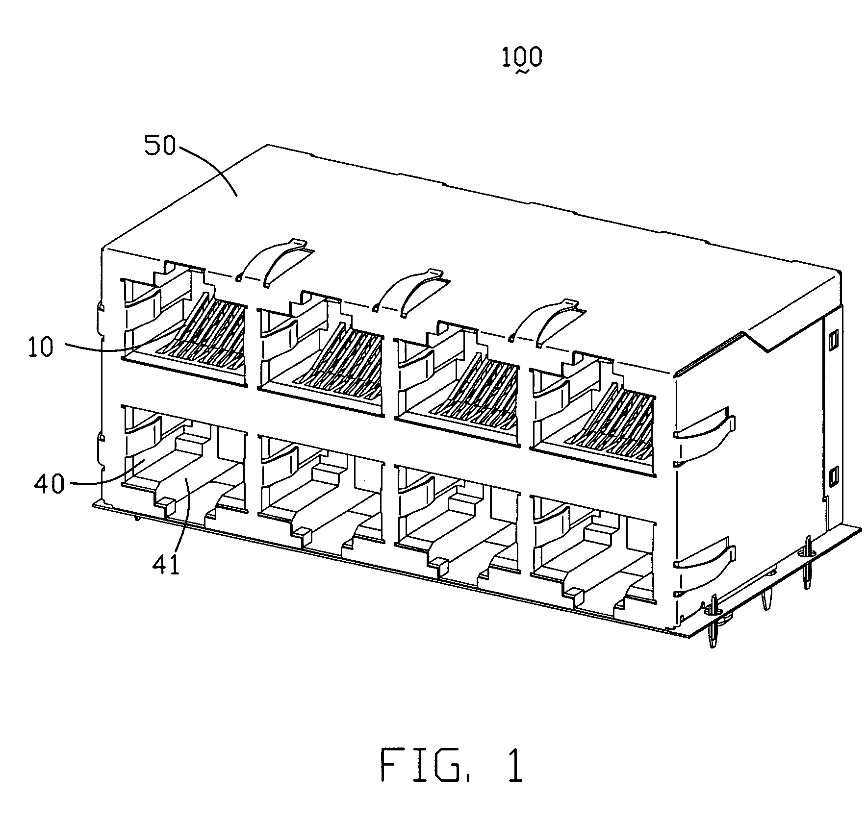 Electrical connector configured by wafer having coupling lead-frame and method for making the same