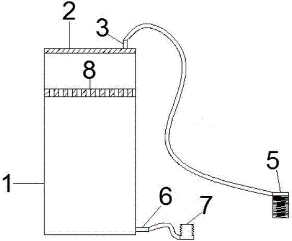 Device and method for measuring contact area of natural loess joint