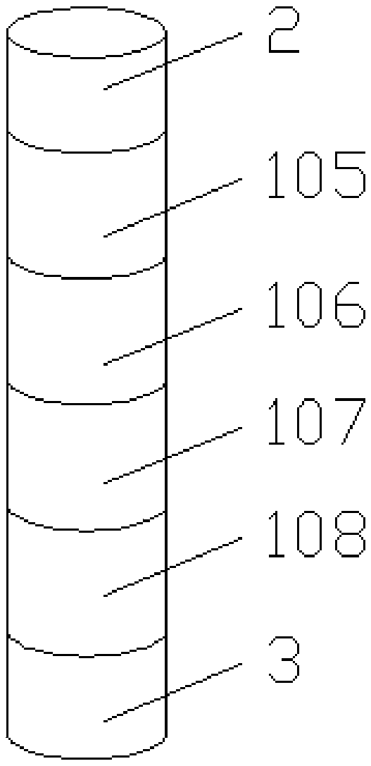 Molecular gradient forward and reverse ultrafiltration separation and purification device and ultrafiltration method thereof