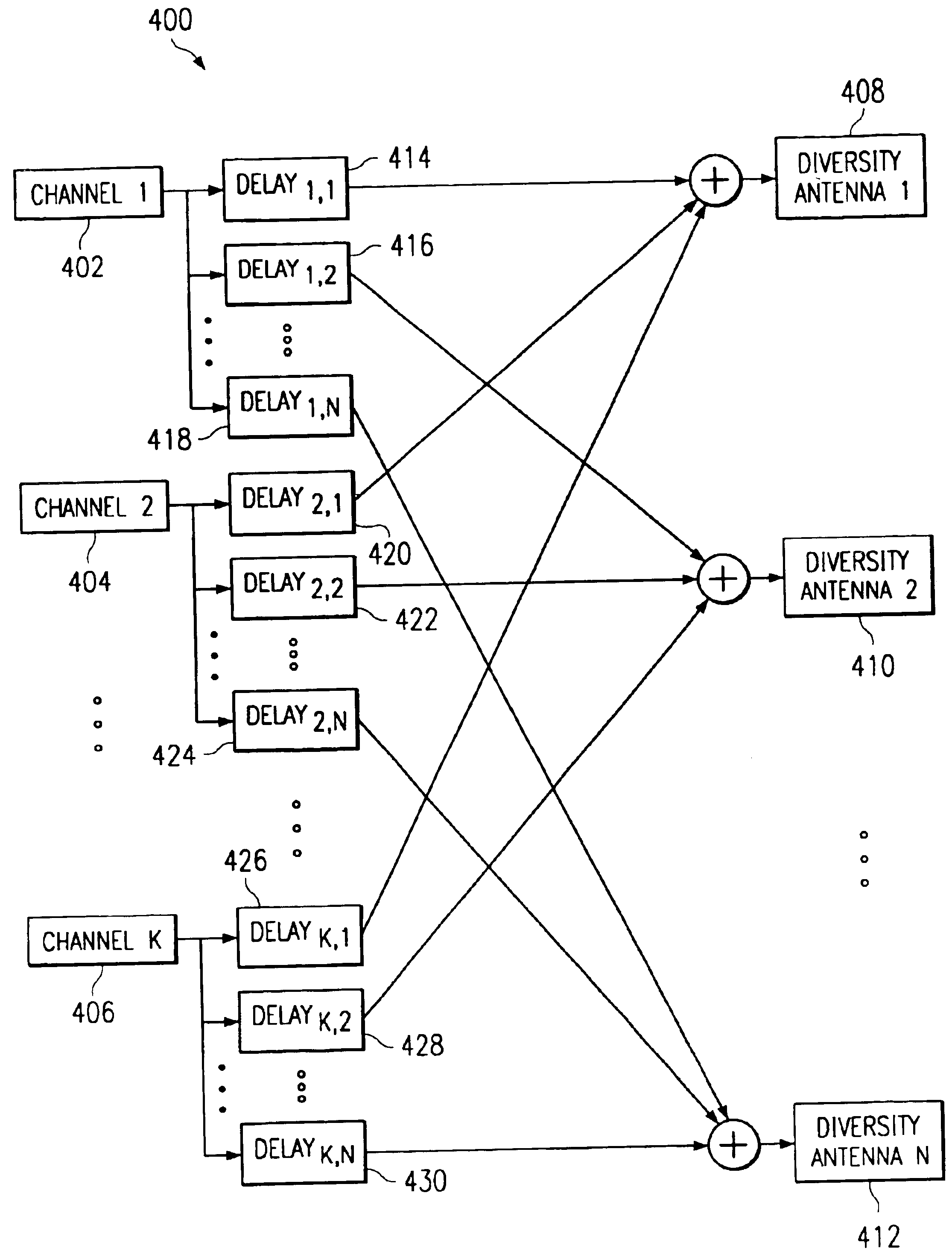 System and method of communication using transmit antenna diversity based upon uplink measurement for the TDD mode of WCDMA