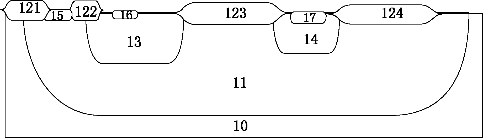 High-voltage-resistance junction field effect transistor