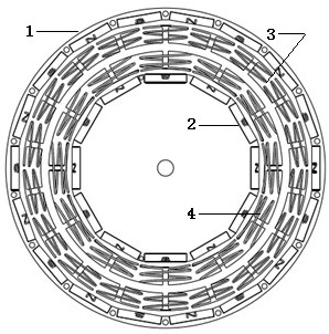 Specific direct current motor driving circuit