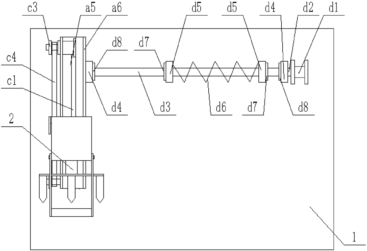 Highly-efficient hole-punching device for push rod